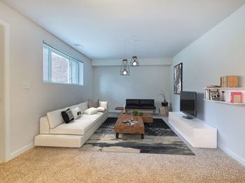 Wall to wall carpet at Cardiff Hall Apartments, Maryland, 21204